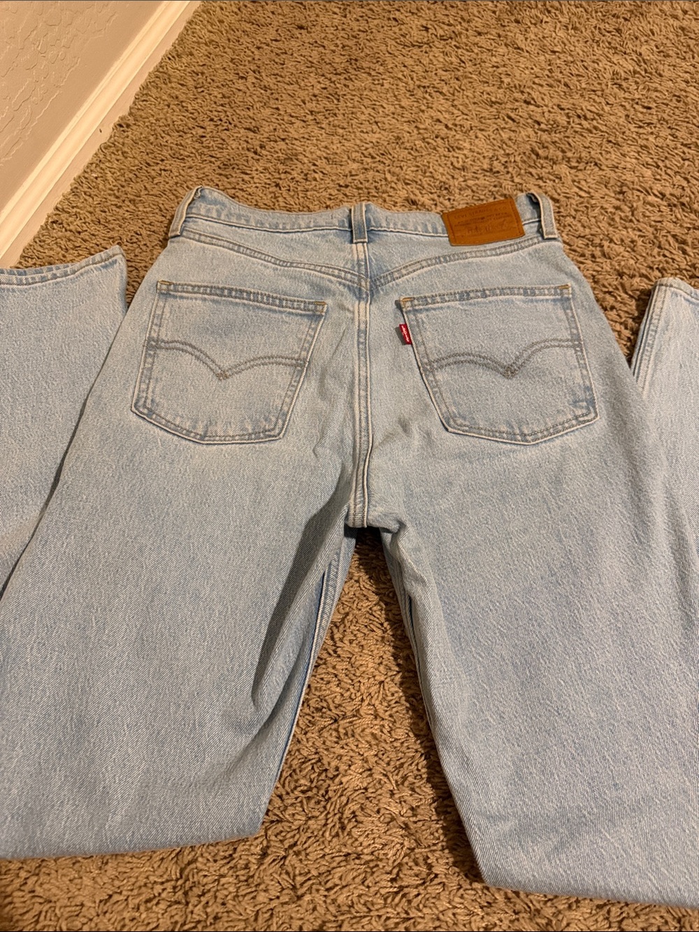 Levi's Light Blue Womens Relaxed Fit Jeans